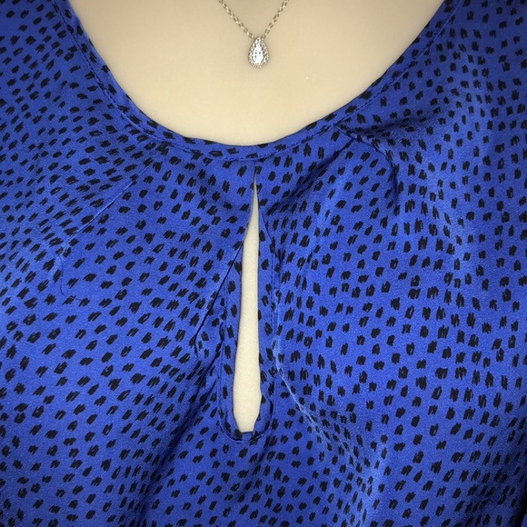 Portmans blue blouse with black dots - Picture 3 of 7